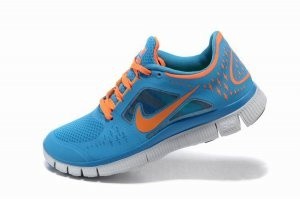 Nike Free 5.0 V4 Mens Shoes Blue Orange